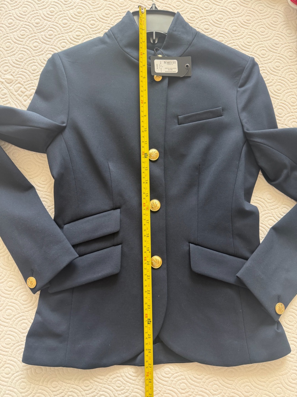 rag & bone NWT Slade Navy Blazer with Gold Buttons - Picture 5 of 13